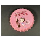 Betty Boop Soda Cap Sign