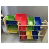 Plastic Tub Storage Shelves