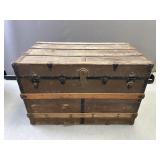 Antique Wooden Trunk