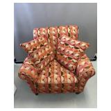 Large Red and Orange Chair