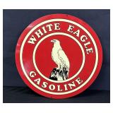White Eagle Gasoline Metal Sign
