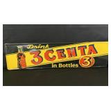 3 Centa Advertising Metal sign