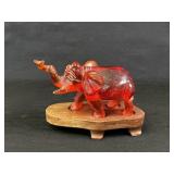 Vintage KHL Imports Resin Elephant Statue