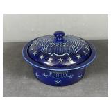 Longaberger pottery patriotic Dish