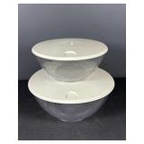 Longaberger mixing bowls