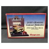 Snap On 1930s Benefiel Garage Diorama with 1934