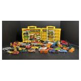 Hot wheels cars, playart Carrying case and more