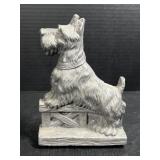 Metal Scottie dog bookend