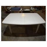 White Outdoor Table