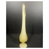 Viking Hand Made Satin Glass Vase