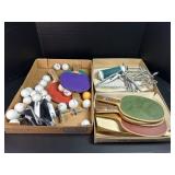 Ping Pong Paddles, Balls, and more