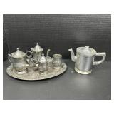 Small Silver Plated Tea Set