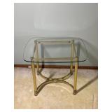 Glass Top Side Table