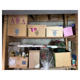 Shelves Of Christmas and holiday Decor