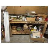 Contents of Work Bench Table