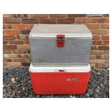 Colman and Vintage Metal Coolers