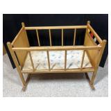 Vintage baby doll crib