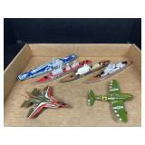 Diecast Maisto and Matchbox planes and Carriers