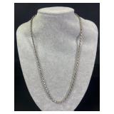 Sterling Silver rope necklace