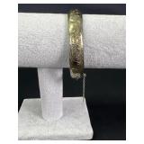 antique silver bracelet with European markings