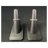 Sterling silver rings