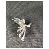 Sterling silver angel pin