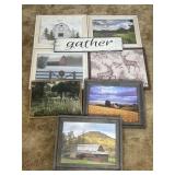 Framed Christmas prints and more