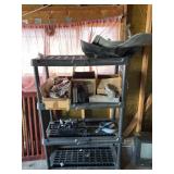 Black Shelf and Contents: