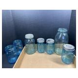 Blue Ball Mason Jars
