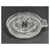 Clear glass juicer
