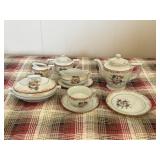 Vintage Japan Floral China Tea Set