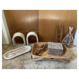 Peterboro Basket, Wood Decor, and More