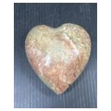 Polished Stone Heart Paperweight