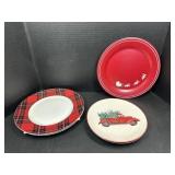 Christmas plates