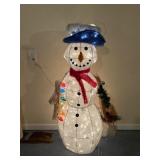 Lighted Christmas Snowman Decoration
