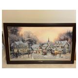 Thomas Kinkade Framed lighted photo