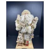 Collectors Edition Santa in White figure