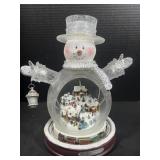Thomas kinkade white Christmas decor