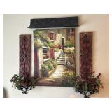 Tuscan Wall Art & Metal Decor Set