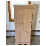 Wood Storage Cabinet w/ Adjustable Shelf