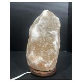 Himalayan Salt Rock Lamp w/ Wood Base