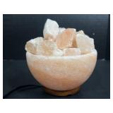 Himalayan Salt Rock Bowl Lamp