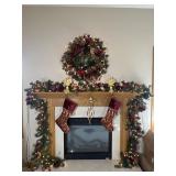 Christmas wreath, greenery and more