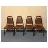 4 Brown Chairs