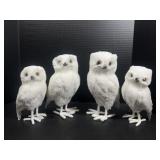Glitter and foam Snow owls