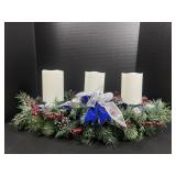 Christmas candle & light display