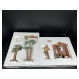 Thomas Kinkade Figures, Trees and more