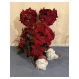 Artificial Christmas Flowers and More Christmas