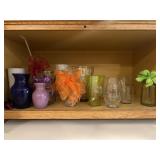 Clear vases and more