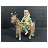 Hawthorne Village Thomas Kinkade Boy and Donkey